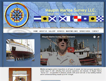 Tablet Screenshot of maupinmarinesurvey.com